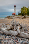 Michigan Photography Crisp Point Lighthouse along the shores of Lake Superior