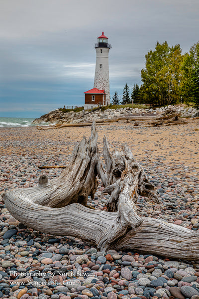 Michigan Photography Crisp Point Lighthouse along the shores of Lake Superior