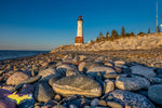 Michigan Landscape Photography Crisp Point Lighthouse Along A Rocky Superior Shoreline