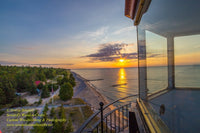 Crisp Point Lighthouse "A View From Above" Michigan's Upper Peninsula photography, canvas, metal, & photo gifts