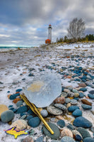 Michigan Landscape Photography Crisp Point Lighthouse Winter Ice