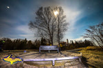 Michigan Photography  Point Iroquois Lighthouse Moon Shadow