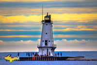 Michigan Landscape Photography Ludington North Pierhead Lighthouse Ludington Michigan