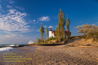 Michigan Photography Point Betsie Lighthouse Photo Image Home Office Decor