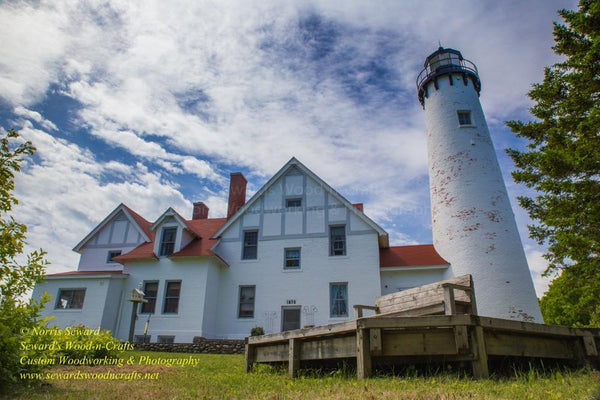 Lighthouse Point Iroquois Photo Michigan Upper Peninsula Images