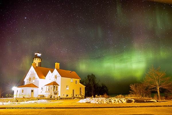 Michigan Photography ~ Northern Lights Point Iroquois Lighthouse -7469