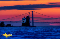 Michigan Landscape Photography Round Island Lighthouse Sunset