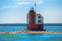 Round Island Lighthouse in the Straits of Mackinac