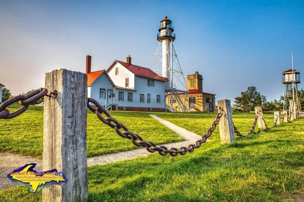 Michigan Photography Whitefish Point Lighthouse Photo Image in Upper Peninsula