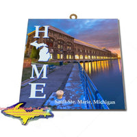 Home is Sault Ste. Marie Michigan Wall Art & Prints