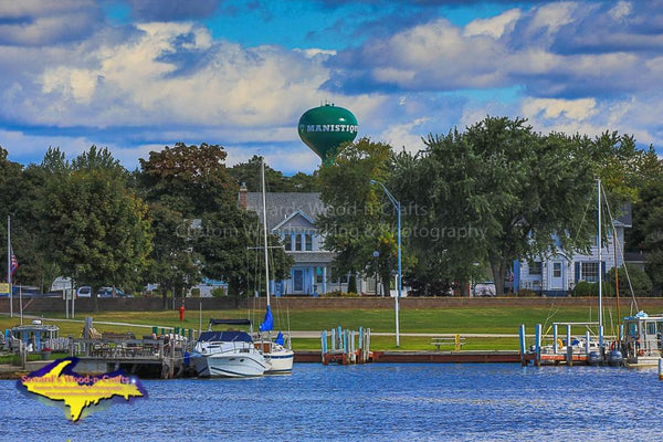 Michigan's Upper Peninsula Photography Manistique City River Front Harbor