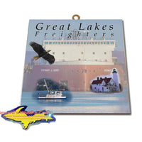Great Lakes Freighters Hanging Art Stewart J. Cort Photo Tiles, Prints, Gifts & Collectibles