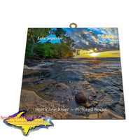 Lake Superior Gifts Pictured Rocks Hurricane River Sunset -2410