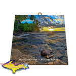 Lake Superior Pictured Rocks Gifts & Collectibles Hurricane River Photo Tiles