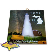 Michigan's Upper Peninsula Gifts & Collectibles Crisp Point Lighthouse Great Priced Wall Art