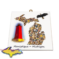 Manistique Michigan Upper Peninsula Theme Photo Tile Gifts & Collectibles