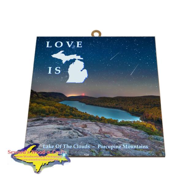 Lake Of The Clouds Photo Tile Michigan's Upper Peninsula Gifts And Collectibles