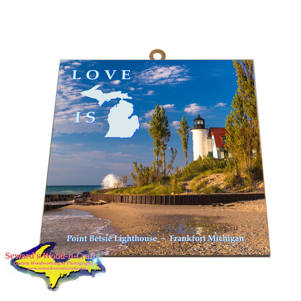 Point Betsie Lighthouse Gifts & Collectibles Photo Tiles At Great Prices