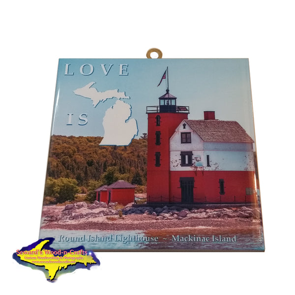 Round Island Lighthouse -2551 Michigan Love 