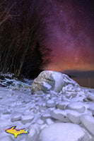 Michigan Landscape Photography Milky Way Over Whitefish Bay Lake Superior
