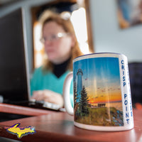 Crisp Point Lighthouse Michigan's Upper Peninsula Coffee Cup/Mug