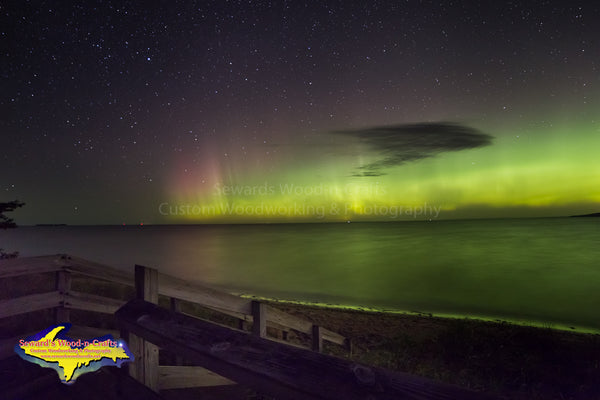Northern Lights Iroquois Point -4564   Photography Sault Ste. Marie, Michigan