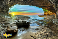 Michigan Landscape Photography Pictured Rocks Paradise Point Caves