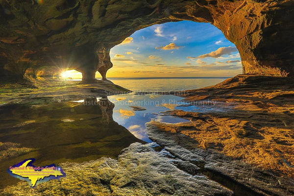 Pictured Rocks Caves Michigan Upper Peninsula Photography