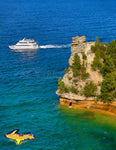 Miners Castle Michigan's Upper Peninsula Pictured Rocks Boat Cruises Photo