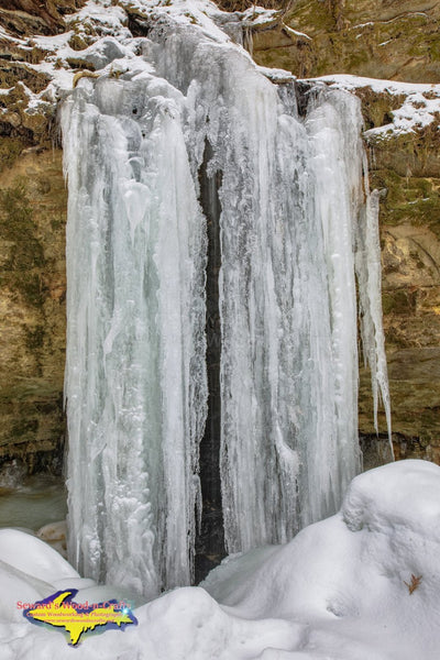 Michigan Landscape Photography Pictured Rocks Ice Formations Sand Point