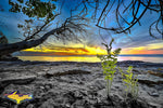 Michigan Landscape Photography Pictured Rocks Paradise Point Sunset