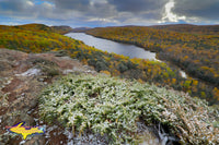 Michigan Landscape Photography Autumn Colors & Snow Lake Of The Clouds Porcupine Mountains