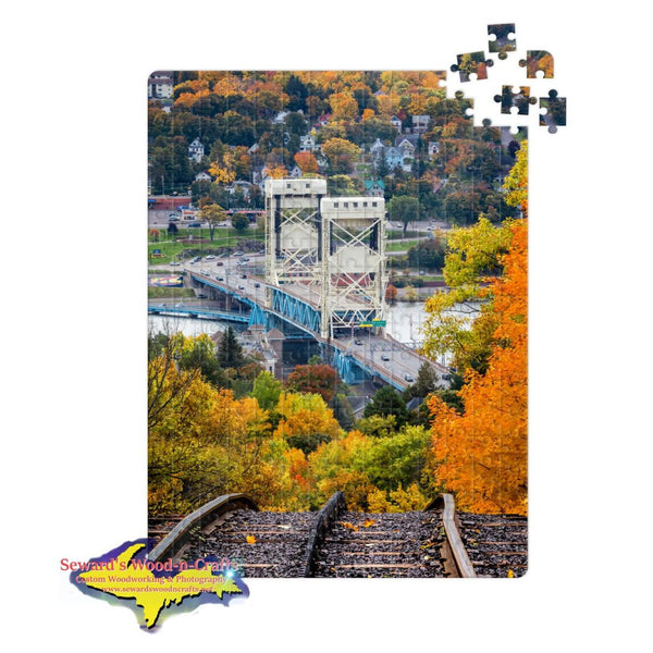 Michigan Jigsaw Puzzles Portage Lake Lift Houghton -2937
