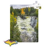 Michigan Jigsaw Puzzle Eagle River Waterfalls Keweenaw Peninsula Michigan Gifts