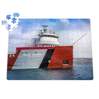Great Lakes Freighter Puzzles M/V Roger Blough Jigsaw Puzzle for Boatnerds & Ship fans