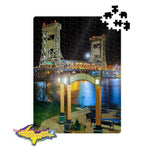 Michigan Jigsaw Puzzle Bridge View Park Houghton Houghton Keweenaw Peninsula Gifts