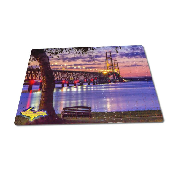 Michigan Puzzles 252 pc Mackinac Bridge Sunset Michigan Landscape Photography