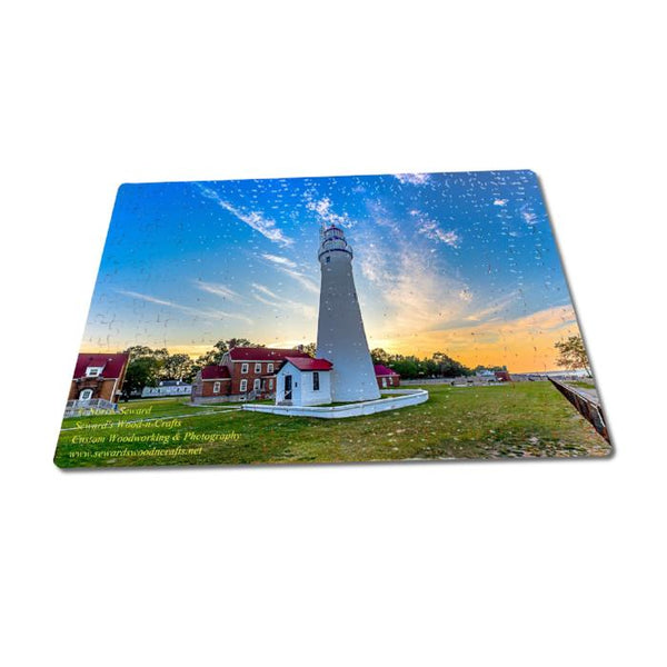 Michigan Lighthouse Puzzles 252 Piece Fort Gratiot Port Huron Gifts & Family Fun