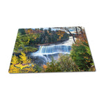 Michigan Made Puzzles Upper Tahquamenon Falls with fall colors Michigan Upper Peninsula Puzzle