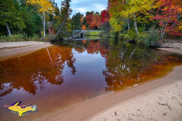 Roxbury Creek Autumn Colors Brimley Michigan Photos