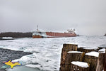 Great Lake Freighters Photography Edwin H.Gott Winter Photo 