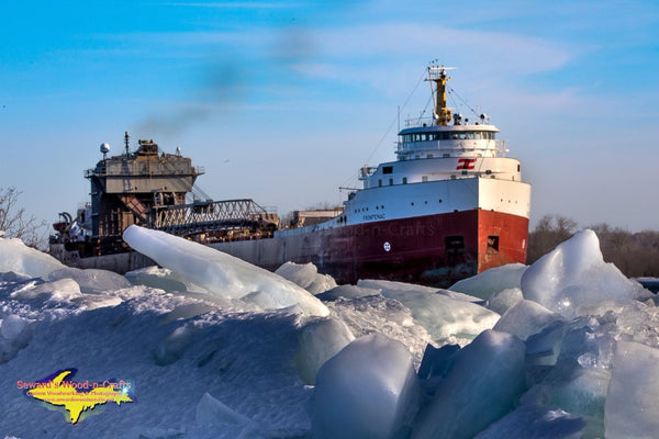 Great Lakes Freighter Fontenac Canada Steamship Lines Photos, Canvas, Metal Prints & Photo Gifts Home/office decor