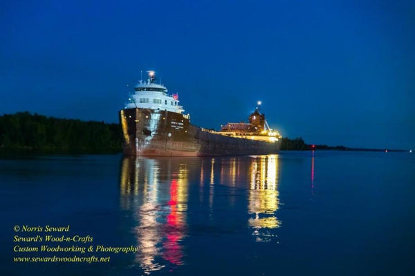 Great Lakes Freighter Kaye E. Barker Photo, Canvas, Metal Prints & Photo Gifts Home/office decor for boat fans
