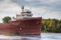 Great Lakes Freighters Photo Lee A Tregurtha Autumn Color Image For Sale