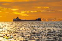 Great Lakes Freighters Photography Sunset over the Roger Blough on Lake Huron
