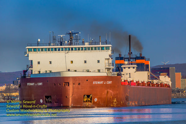 Great Lakes Freighter Stewart J. Cort 1st through the Soo Locks 2019 and 1st thousand footer on the great lakes