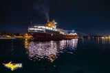 Great Lakes Freighter Wilfred Sykes going around Mission Point Sault Ste. Marie, Michigan