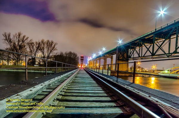 Train Tracks International Bridge Sault Ste. Marie Michigan -6766