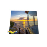 Sunset from on top of Crisp Point Lighthouse canvas print