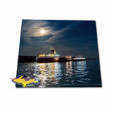 Great Lake Freighter Roger Blough On A Square Canvas Print